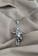 Naszyjnik łańcuszek  krzyż  