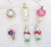 prl ozdoby na choinkę, prl bombki vintage, retro dekoracje świąteczne