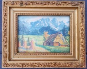 Bronisław Kłosowski obraz akwarela gwasz pejzaż krajobraz górski Tatry 