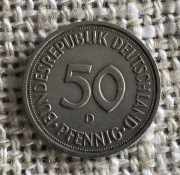 Niemcy RFN 50 pfennig 1982 D