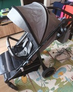 Wózek spacerowy KacBru Goldie szary aluminiowy 9 kg z akcesoriami