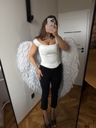 Skrzydła z piórami 120x120 cm