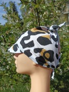 Wiązana chusta z daszkiem na lato dziecięca wzory