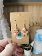 Kolczyki piernik pierniczki  święta Boże Narodzenie gwiazdką 