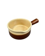 Ceramiczny garnuszek szkliwiony, Polska, lata 70.