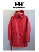 Helly Hansen płaszcz damski przeciwdeszczowy XS czerwony kurtka żeglarska
