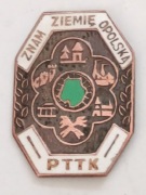 Odznaka regionalna PTTK -ZNAM ZIEMIE OPOLSKĄ.NOWA