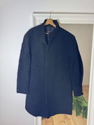 Płaszcz Dino Salvani czarny wiskoza  L XL
