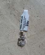 Zawieszka srebrna kot 