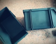 Kuweta magazynowa 24x14x13 cm szara 8 sztuk