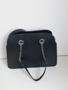 O bag reverse nero z czarnymi dodatkami