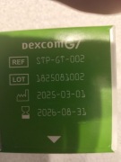 Dexcom G7 sensor do monitorowania glikemii