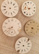 Stare zegarki kieszonkowe Mechanizmy 5 sztuk