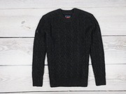 SUPERDRY JACOBS M6100021A__SWETER O SPLOCIE WARKOCZOWYM 10% WEŁNA__XL__NOWY