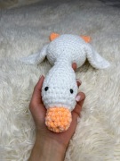 Gęś misiek maskotka ręcznie robiona HANDMADE