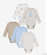 Body bodziaki 5szt pepco nowe prezent niemowle 68 3-6mcy