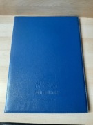 Notatnik konferencjny A4 PRL z blokiem i długopisem producent Introplast 