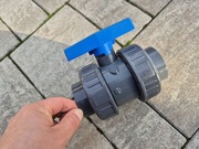 Zawór kulowy PVC  1 1/2"