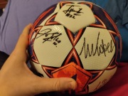 Piłka Stal Rzeszów z autografami 2023/24