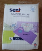 Pieluchomajtki dla dorosłych zapinane na rzepy Seni Super Plus L 30 szt