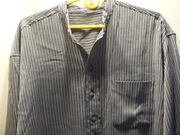 Męska koszula szara w paski
