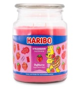 Big duża Świeca zapachowa "Haribo - Strawberry Happiness" - 510 g