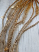 Dredy w gumce dredloki zagęszczenie włosów ozdoba