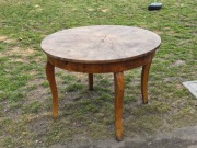 Okrągły stół rozkładany PRL / Art Deco (Klasyk!)