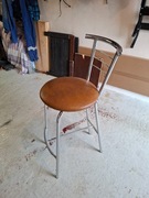 nowy styl fotel fryzjerski wysoki brazowy 75cm x 40cm stan bdb Radom 