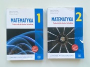 zestaw zakres rozszerzony matematyka, kl 1 i 2, podręczniki