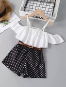 Komplet spodenki bluzka 110cm 5-6 lat dziewczynka 