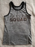 Szary sportowy top bluzka na ramiączkach H&M 134 - 140