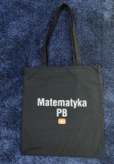 Torba Matematyka PB Merch | Eco-Friendly | CZARNA