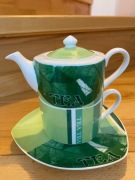 Ceramiczny zestaw do parzenia i picia małej zielonej herbaty