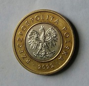 2 złote obiegowe 2022 rok 