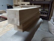 Nogi do stołu dębowe 10x10cm NOWE