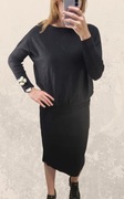 Komplet damski bliżniak sweter plus sukienka