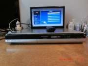 Nagrywarka DVD/HDD Panasonic z pilotem i kablem HDMI