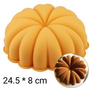 Duża Dynia 24.5*8 cm forma silikonowa do siasta musów czekolady