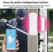 Alarm czujnik otwarcia okna drzwi wifi aplikacja