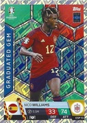 Karta Topps Euro 2024 GRADUATED GEM ESP 13 NICO WILLIAMS