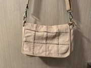 Skórzana beżowa torebka vera pelle