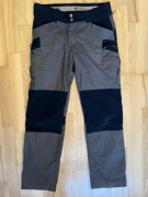 SPODNIE HARKILA 48 jasny brąz z czarnym streczem 80-84 pas