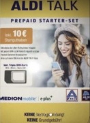 Aldi Sim karta Talk talk Niemcy