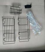 Organizer ścienny czarny łazienkowy 