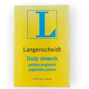 Langenscheidt Duży Słownik PL-ANG ANG-PL 60000 haseł