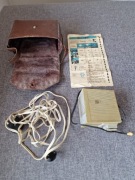 PRL CCCP RETRO lampa błyskowa z lat 70/80, futerał, model Foton