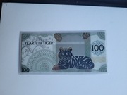 Mongolia 100 tugrików 2022, srebro 999