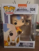 funko pop Avatar Aang with Momo 534