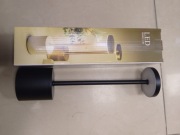 Nowoczesny kinkiet LED czarny – lampa ścienna, minimalistyczny desi